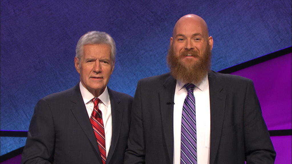 Alex Trebek and Jay Johnson